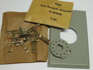 Vintage Telephone Wall Plate Bracket Assembly A - 579928 Nos