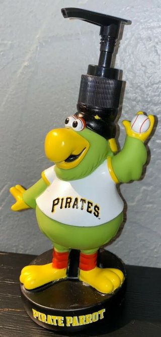 Mlb Pittsburgh Pirates Parrot Mascot Pump Soap Dispenser Sga.