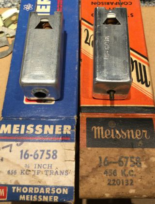 Meissner 16 - 6758 3/4 Inch 456 Kc If Trans.  Miller 12 - C