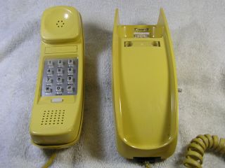 Vintage At&t Trimline Yellow Push Button Phone - Not
