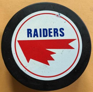 Raiders Oha Puck Viceroy Canada 1970 - 80 