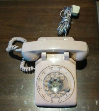 Vintage Stromberg Carlson Rotary Desk Telephone Beige