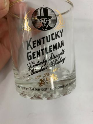 Kentucky Gentleman Kentucky Straight Bourbon Whiskey Sour Mash Bardstown Ky