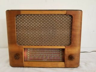 Rare Vintage Deforest Radio Model D - 586,  5 Bands Bc,  Sw,  Powers On,  No Stations
