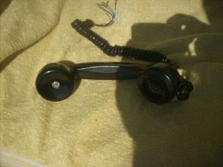 vintage telephone handset with a light in the handle black 3