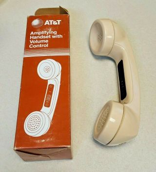 At&t Amplifying Handset With Volume Control Vintage Usa Made