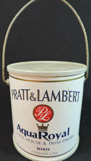 Vtg Pratt,  Lambert Paint Can Radio Advertising Buffalo Ny Not