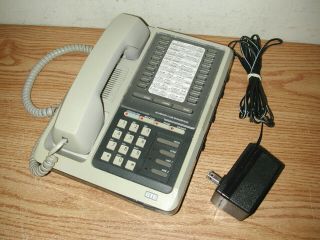 Vintage Gte 40 Memory 2 Line Speakerphone Push Button Telephone Model 23500hac