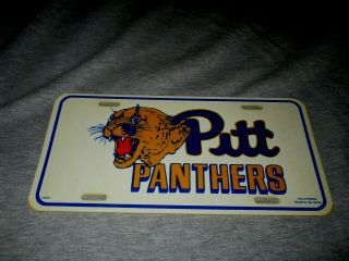 Pitt Panthers - Vintage 1990s Era License Plate