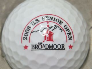 2008 Us Senior Open @ Broadmoor Pga & Tournament Logo Golf Ball