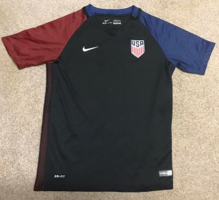 Nike Dri - Fit Authentic 2016 Team Usa Soccer Jersey - Youth Boys Large