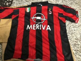 Vintage Italia Merida Cafu 2 Jersey Red/black Soccer Football