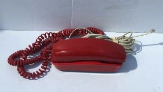 Vintage Red Southwestern Bell Freedom Phone Fc2550 Lighted Dial