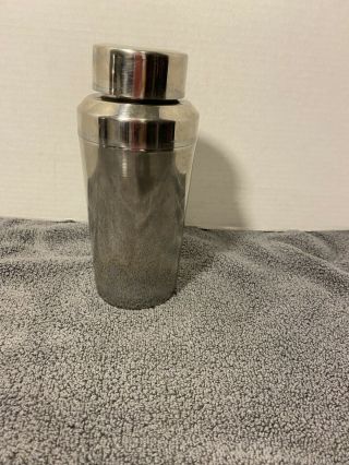 Mid Century Stainless Steel Cocktail Shaker