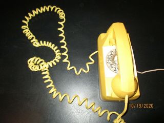 Vintage Gte Automatic Electric Starlite Rotary Dial Wall Phone 1977