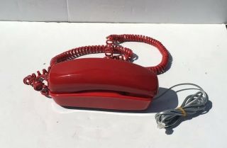 Vintage Southwestern Bell Red Freedom Phone Fc2550 Lighted Dial