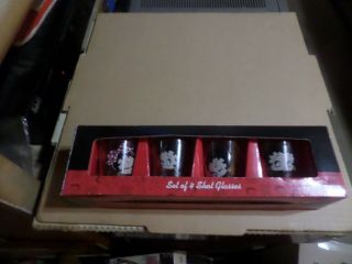 Betty Boop Set Of 4 Shot Glasses Made In 2010