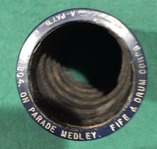 Edison Blue Amberol Phonograph Cylinder Record 1804 Nat Guard Fife & Drum Corps