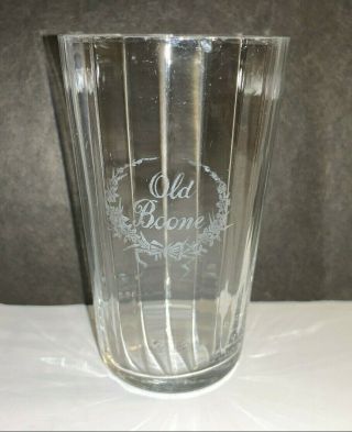 Old Boone Whiskey Pre Pro Tall Shot Glass Bardstown Kentucky
