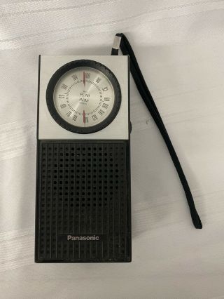Vintage Panasonic Rf - 513 Transistor Am Fm Portable Radio With Antenna