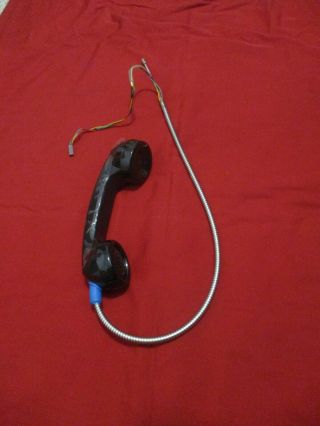 Payphone 20 " Handset With 4 Colored Wires Modular Plug Pay Phone Gte At&t