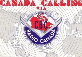 1948 Qsl: Radio Cblx - Radio Canada,  Vercheres,  Canada