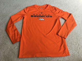 Denver Broncos Official Nfl Apparel Kids Youth Medium Long Sleeve Shirt