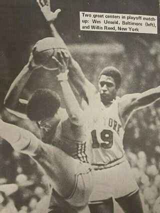 Pro Basketball Playoff ABA NBA 1971 Unseld Jabbar Utah Stars Frazier Jerry West 3