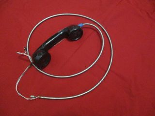 Payphone 54 " Handset With Wwbr Colored Wires Modular Plug Pay Phone Gte At&t