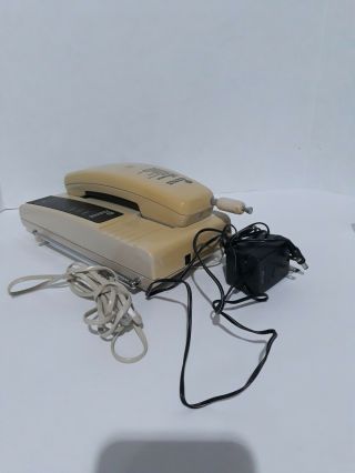 VINTAGE SOUTHWESTERN BELL FREEDOM PHONE BEIGE CORDLESS TELEPHONE FF - 650 2