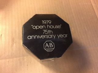 Vintage 1979 Allen - Bradley 75th Anniversary Coasters Set Of 8 Nib