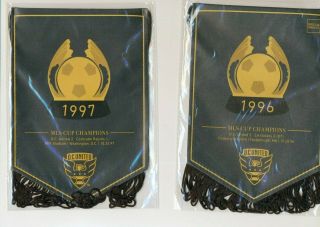 D.  C.  United Mls Championship Banners 1996 1997 1999 2004