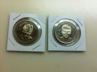 Wayne Gretzky & Mario Lemieux Limited Edition Hockey Greats Coin 1996
