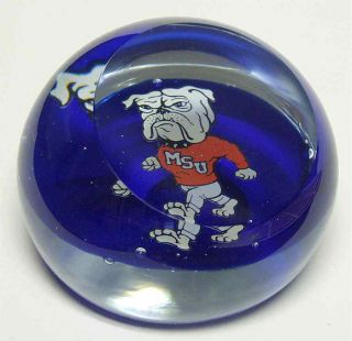 Dynasty Gallery Glass Paperweight Mississippi State