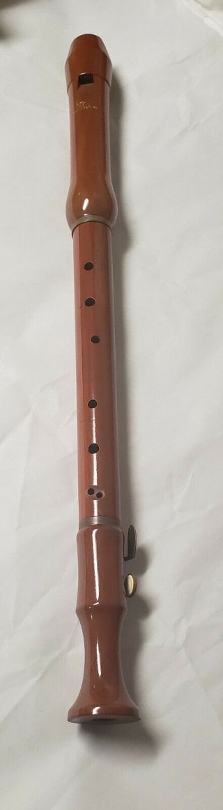 1950 Empire Mark Iv Wooden Tenor Recorder Made In Germany W/ Box Flute
