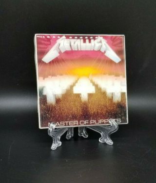 Metallica Master Of Puppets Custom Ceramic Bar Drink Coaster (stand)