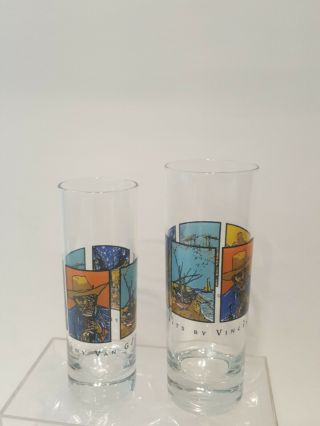 2 Spirits By Vincent Van Gogh Glasses.  2
