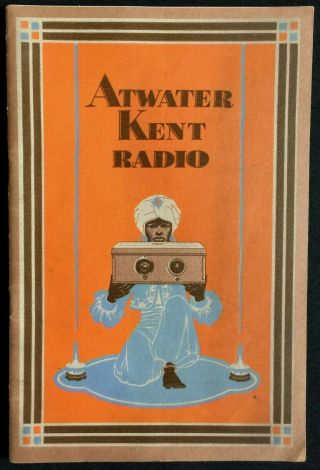 Atwater Kent Radio 1928 Booklet
