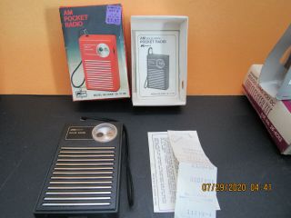 Vintage Kmart Am Pocket Radio