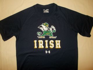 Under Armour Ncaa Notre Dame Irish Short Sleeve T - Shirt Mens Medium