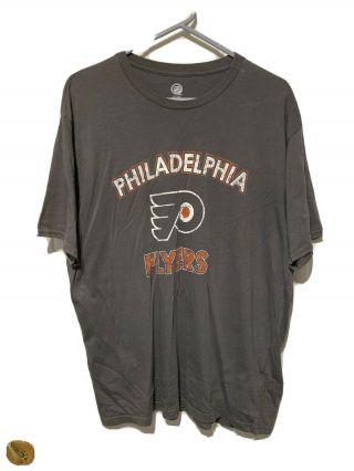 Men’s Philadelphia Flyers Nhl Gray T - Shirt Size Xl (pre - Owned)