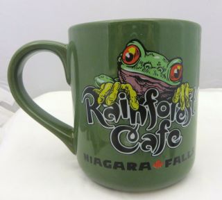 Rainforest Cafe Niagara Falls Tree Frog Image Coffee Mug Cup Large Oversized