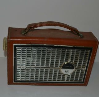 Silvertone 800 Series Model 2222a Transistor Radio,  Sears And Roebuck