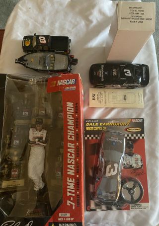 Nascar Actions Figure 3 Dale Earnhardt Good Wrench Racing (clock And Remote)