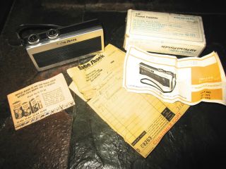 Vintage 1977 Realistic No.  12 - 171 Am Pocket Portable Transistor Radio Good