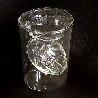 1 (one) Crystal Football Shot Glass Double Layered Insulated By Fred