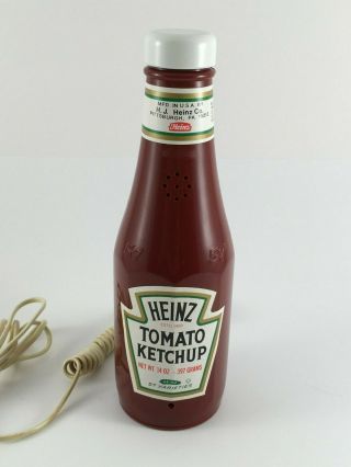 Heinz Ketchup Bottle Phone - Vintage advertising 1984 - touch pulse dial 2