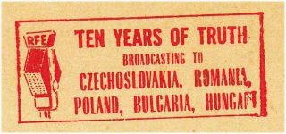 1961 Qsl: Radio Europe,  Lisboa,  Portugal " 10 Years Of Truth "