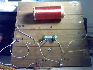 Home Made Trench Style Crystal Radio Made From Scrap Parts Good.