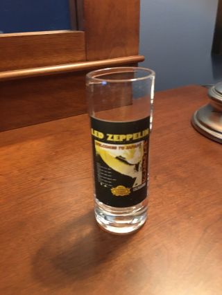 Led Zeppelin Welcome To Japan Double Shot Glass 2 Oz 4” Tall